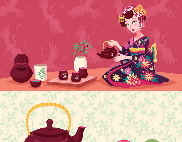 茶具茶杯茶壶茶文化清明节日式茶