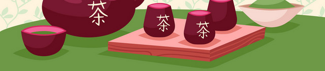 茶具茶杯茶壶茶文化清明节日式茶