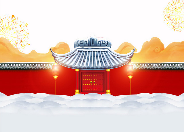 中国风建筑边框素材