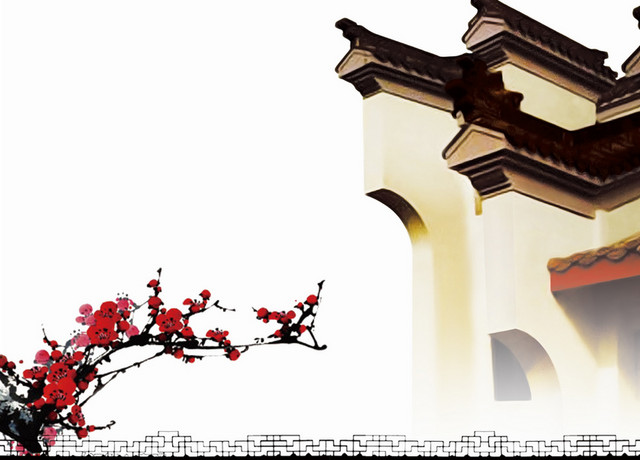 中国风建筑边框素材