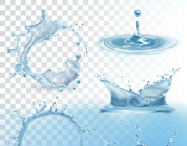 水花水纹水效果素材