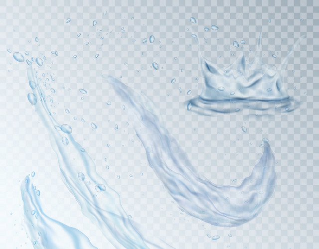 水花水滴水珠水效果水纹水效果素材