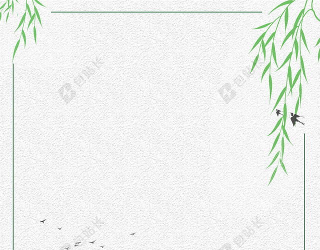 手绘小清新卡通小孩植树312植树节海报灰色背景素材