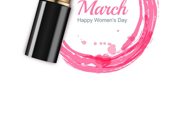3月8日妇女节口红素材