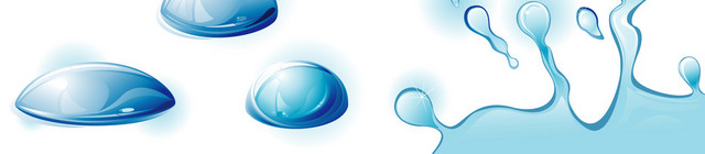 水滴水珠水效果透明水滴矢量素材