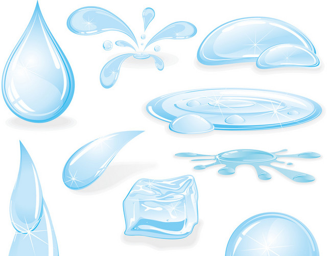 水花水滴水珠水效果水纹水效果素材
