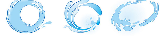 水花水滴水珠水效果水纹水效果素材