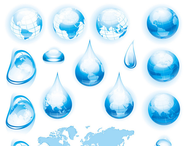 水花水滴水珠水效果水纹水效果素材