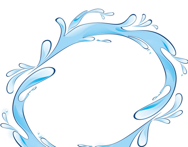 水花水滴水珠水效果水纹水效果素材