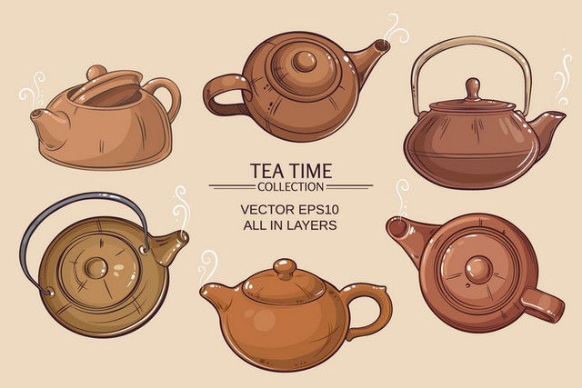 茶具茶杯茶壶茶文化设计茶壶陶瓷PNG