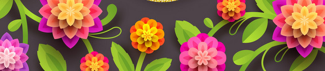 三八妇女节花卉矢量素材