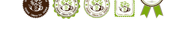 设计绿色茶图标素材