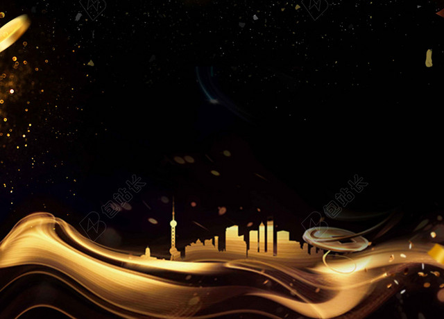 黑金星光彩城市315消费者权益日促销诚信海报背景