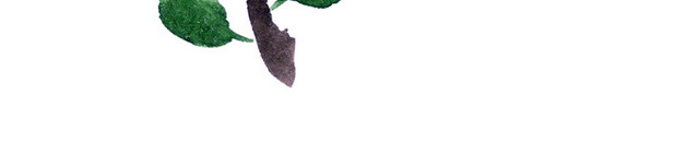 春季节日水彩手绘植物树叶文艺绿树叶春天春季绿叶植物
