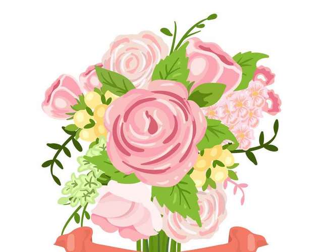 鲜花花束春天鲜花鲜花束素材