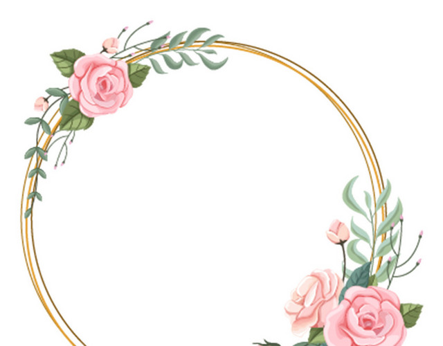 手绘插画花朵春天鲜花花卉