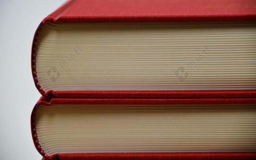 广告时尚红色的厚字典背景图片