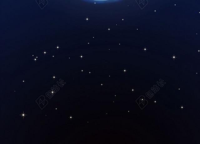 世界地球日4月22日蓝色背景美丽星空公益海报