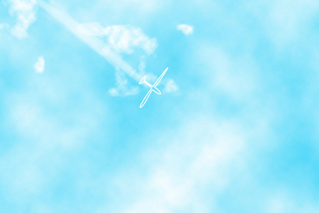 清新唯美天空蓝天白云元素