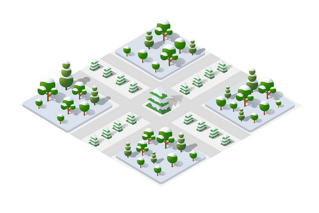 楼盘BANNER矢量图标