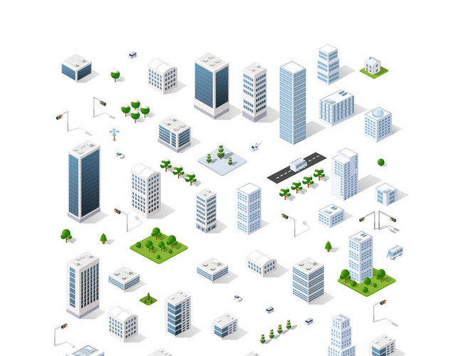 楼盘BANNER矢量图标