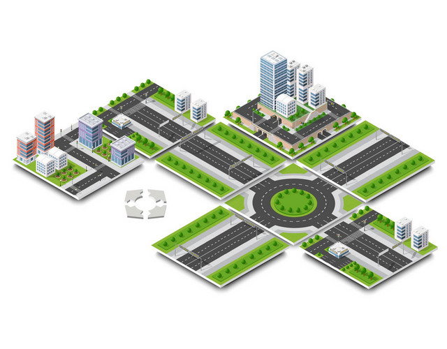 楼盘BANNER矢量图标