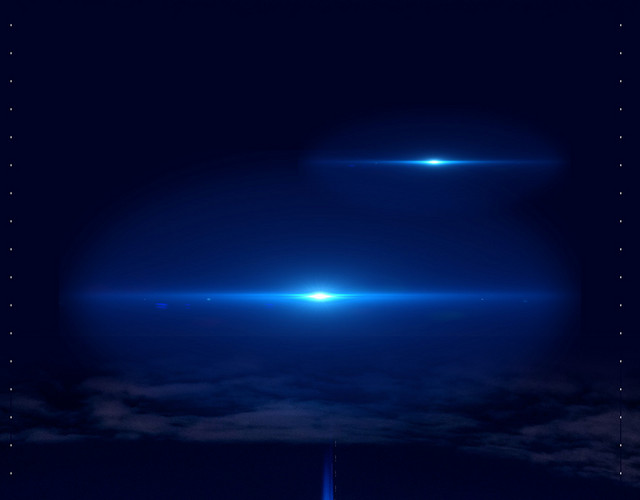 夜空星光城市璀璨万家灯火宝蓝素材