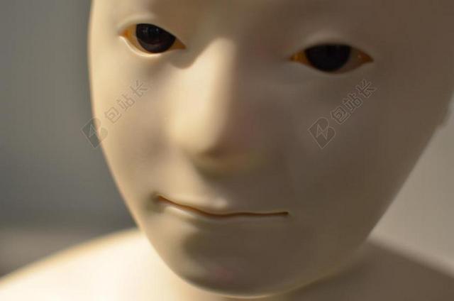 互联网科技人型人工智能机器人背景图片