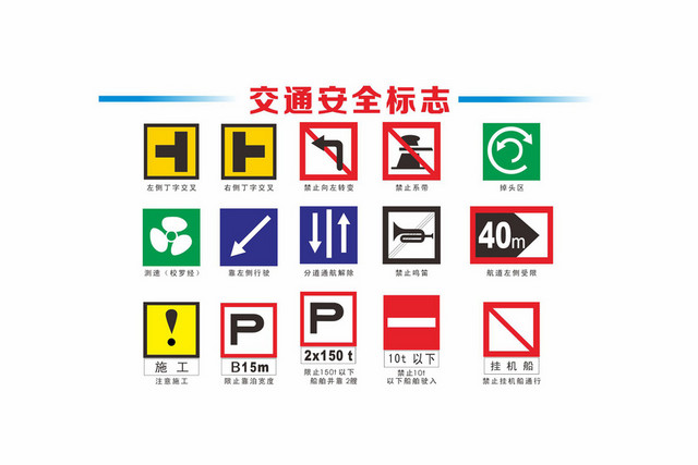 交通安全标志常用标志