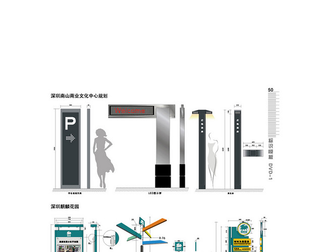 商场指示牌市场导视