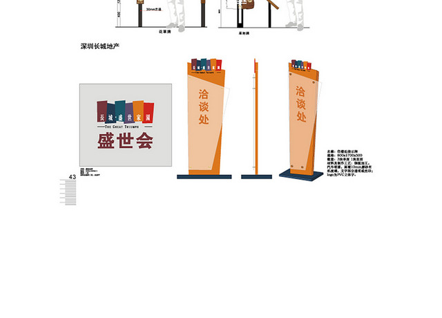 商场指示牌商场导视