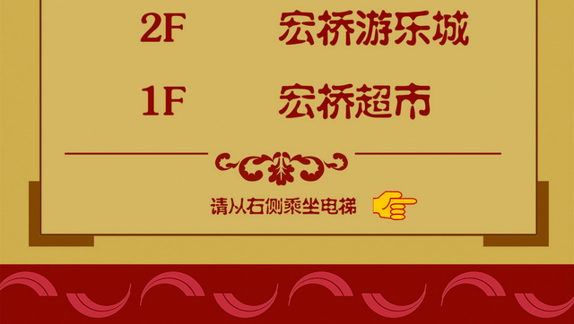 广场楼层指示牌导示牌