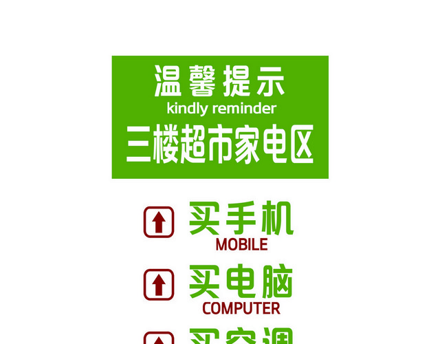 楼层指示牌指引牌
