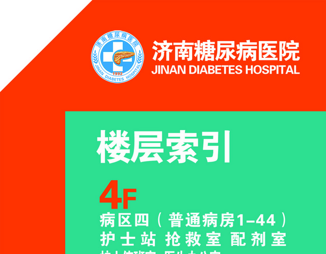 楼层指示牌医院指示牌