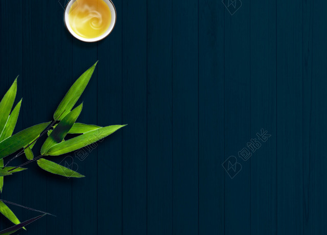 4月5日清明节传统食品节日促销宣传黑色背景海报