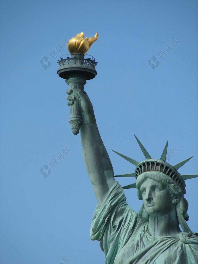 旅游自然纽约自由女神像背景图片