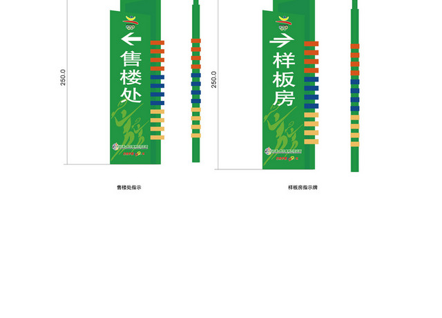商场指示牌地产售楼处导视牌