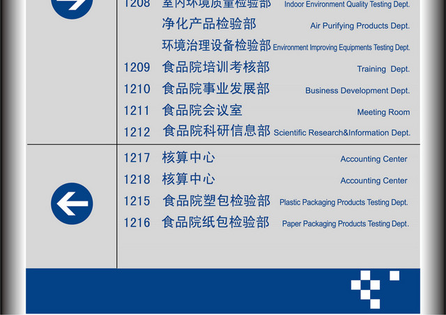 楼层指示牌标识牌