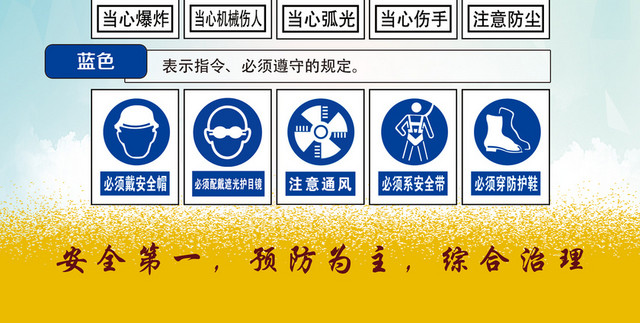 安全生产标志机电岗位安全标志