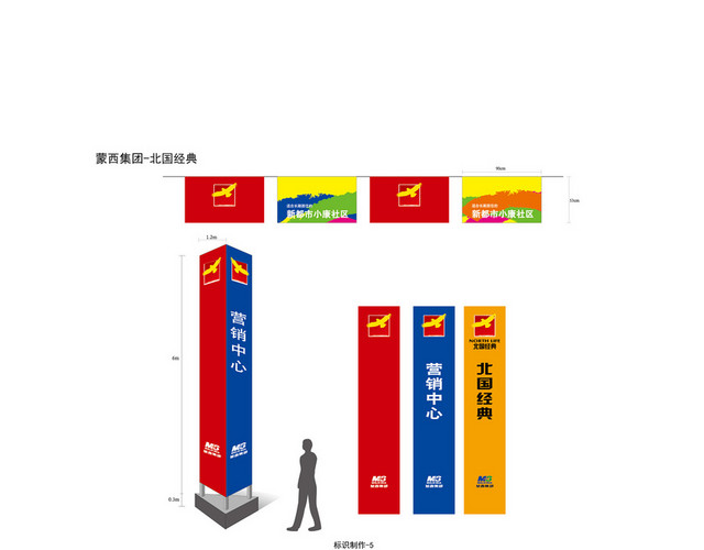 商场指示牌小区指示牌