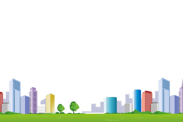 都市生活建筑元素PSD素材