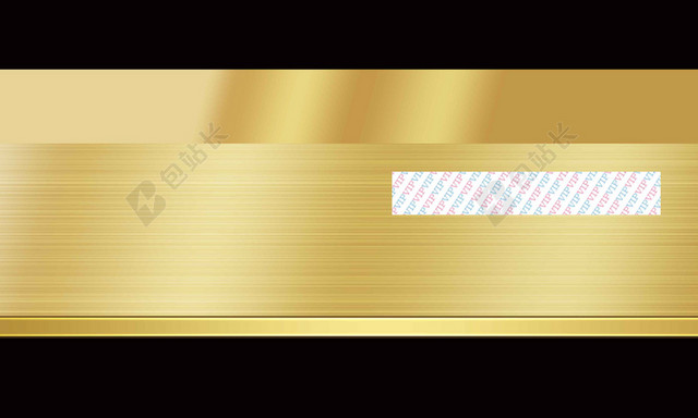 金色黑边美甲店VIP会员卡背景