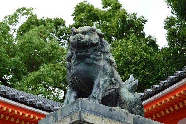 日本 雕像 龙 花园 寺 修剪 禅 神圣 灵性 泥人