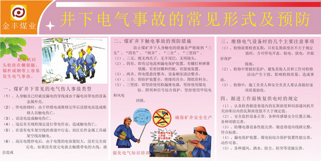 煤矿安全标志电气事故预防