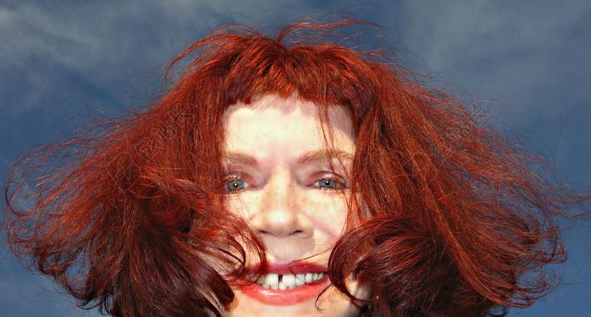 广告时尚高加索女子肖像背景图片