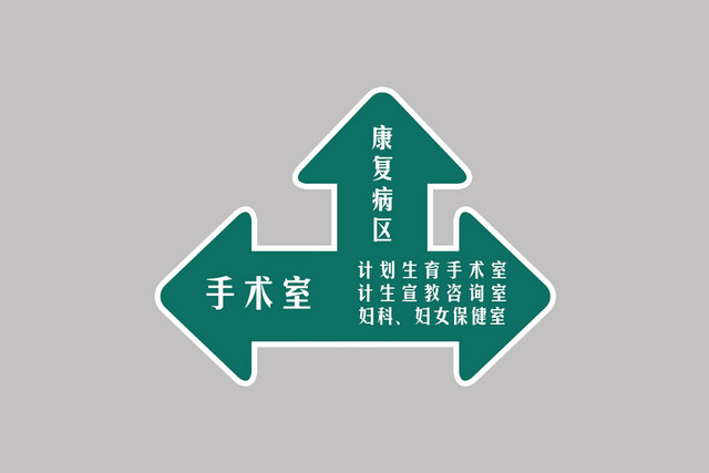 导向指示牌医院指示牌