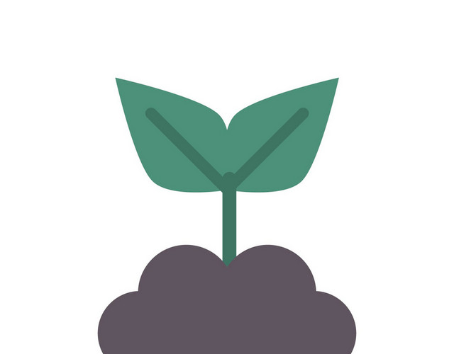 简约卡通发芽PNG