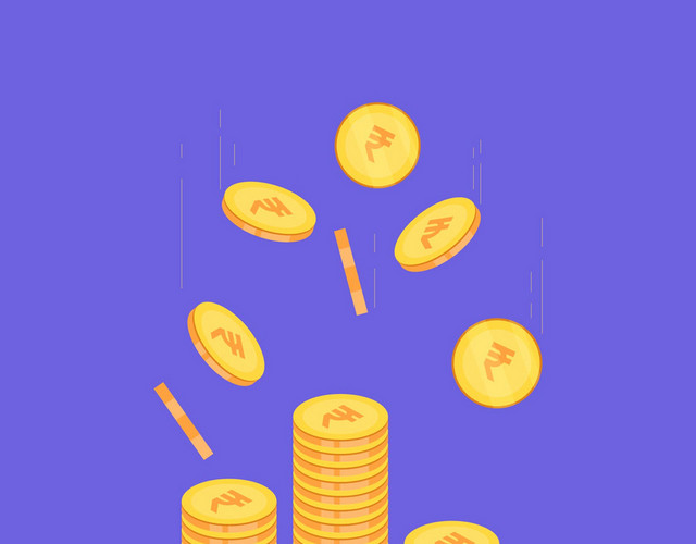 悬浮金币金币卢比