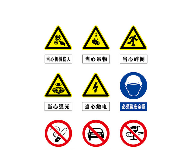 安全标识注意安全标识