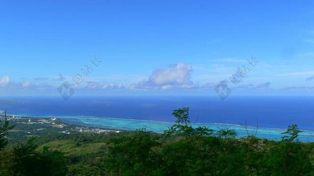 旅游清新塞班岛海滩背景图片